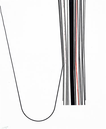 GIANNI DOVA 1925 - 1991 Senza titolo, 1950 Olio su tela, cm. 60 x 50 Firmato...