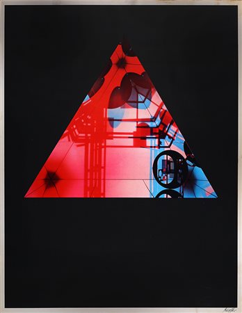 NICOLAS SCHOFFER 1912 - 1992 Senza titolo Stampa su carta, cm. 65 x 50...