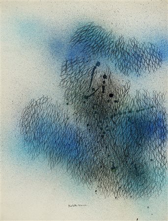 YOSHIKO NOMA 1934 Senza titolo Tecnica mista su carta, cm. 65 x 49,5 Firmato...