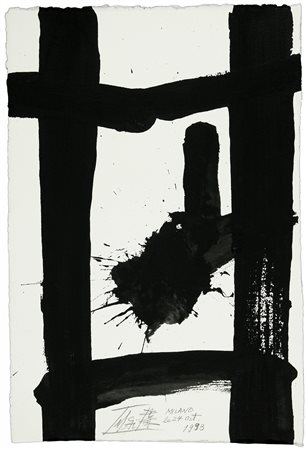 TOSHIMITSU IMAI 1928 - 2002 Senza titolo, 1993 Inchiostro su cartoncino, cm....