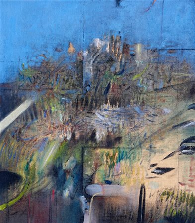 GIANFRANCO FERRONI 1927 - 2001 (Montagna) Autunno, 1962 Olio su tela, cm. 80...