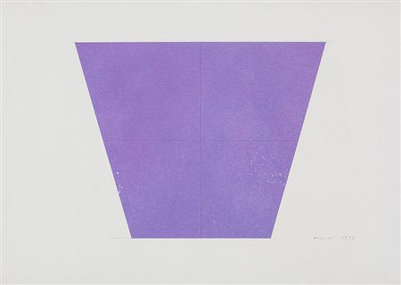 RODOLFO ARICO 1930 - 2002 Senza titolo, 1973 Tecnica mista su carta, cm. 50 x...