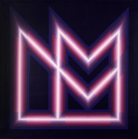 RINO SERNAGLIA 1936 Luce-Ombra, 2005 Acrilico su tela, cm. 55 x 55 Firmato e...