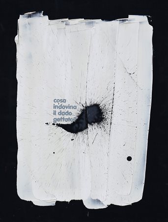 UGO CARREGA 1935 - 2014 Cosa indovina il dado tratto, 1972 Tempera e smalto...