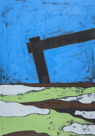 TANO FESTA 1938 - 1988 Paesaggio senza luce, 1975 Tecnica mista su tela, cm....