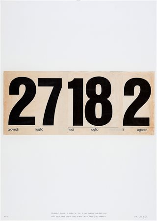 ALDO SPINELLI 1948 8 - 972, 1972 Inchiostro e collage su carta, cm. 70 x 50...