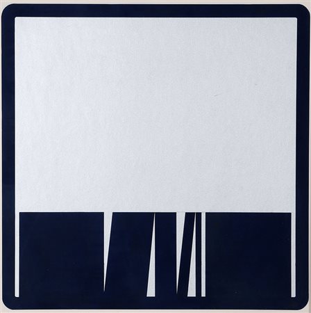 HUGO DEMARCO 1932 - 1995 Serie Structure, Tension - Espace, 1975 Tempera su...