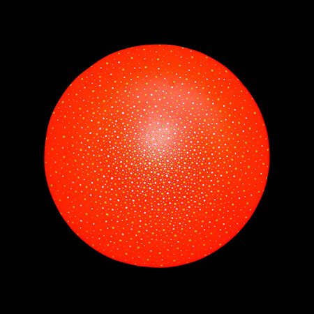 KUNO GONSCHIOR 1935 - 2010 Rundi Convex, 1968 Assemblaggio, pittura su PVC in...