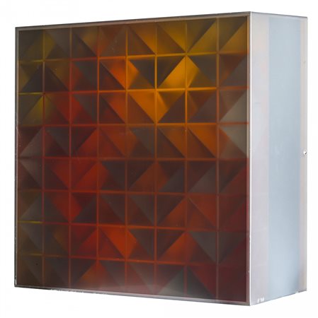 ALDO BOSCHIN 1942 P.U. 2AAL 64C., 1975 Assemblaggio, 64 cubi in box di legno...