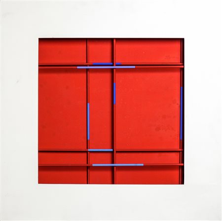 ROGER VILDER 1938 TYPE 82 334, 1970 circa Box, plexiglass, legno dipinto,...