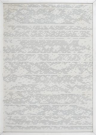 DADAMAINO 1930 - 2004 L’alfabeto della mente lettera 11, 1980 Inchiostro su...