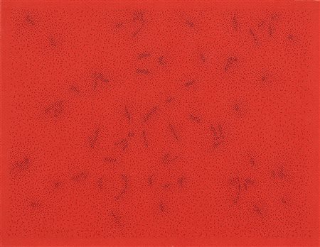 DADAMAINO 1930 - 2004 Costellazioni indaco, 1985 Inchiostro su carta, cm. 24...