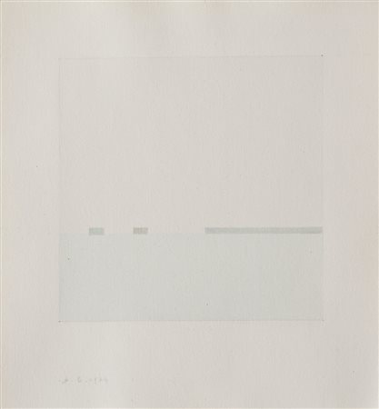 ANTONIO CALDERARA 1903 - 1978 Quattro stagioni - Inverno, 1974 Acquerello su...