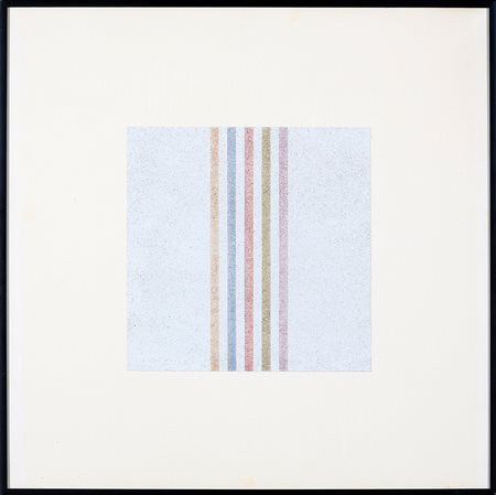 ELIO MARCHEGIANI 1929 Senza titolo, 1975 Grammature di colore su intonaco...