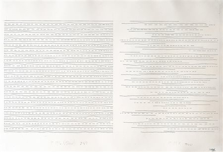 SOL LEWITT 1928 - 2007 P. 196 (bleed), 1973 Grafite e inchiostro su carta,...