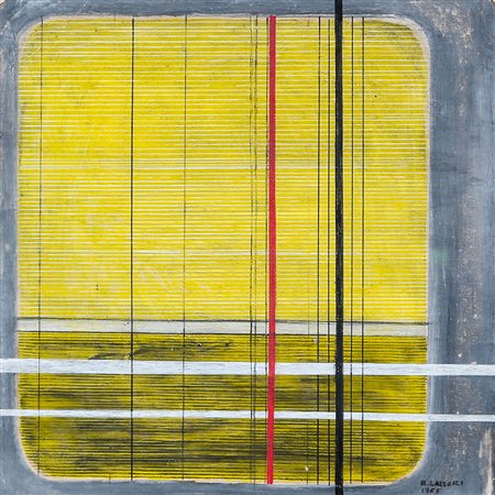 BICE LAZZARI 1900 - 1981 Senza titolo, 1965 Tecnica mista su carta, cm. 27 x...