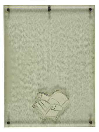 TINO STEFANONI 1937 Senza titolo, 1975 2 plexiglass sovrapposti e inserto in...
