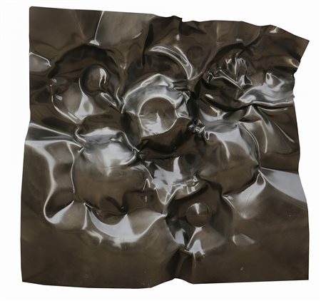 HELIDON XHIXHA 1970 Energia, 2009 Scultura in ferro con vernice trasparente,...