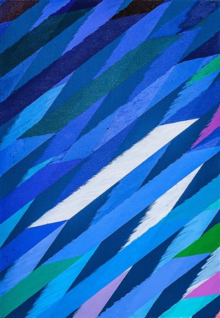 PIERO DORAZIO 1927 - 2005 Eximisi III, 2001 Olio su tela, cm. 65 x 45 Firmato...