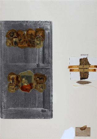 CONCETTO POZZATI 1935 - 2017 (memoria)(riserva), 1978 Tecnica mista e collage...