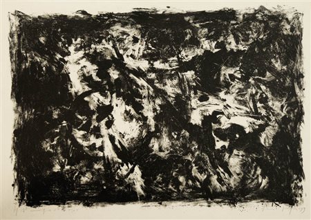 EMILIO VEDOVA 1919 - 2006 " Immagine del tempo ", 1959 Litografia, cm. 47,5 x...