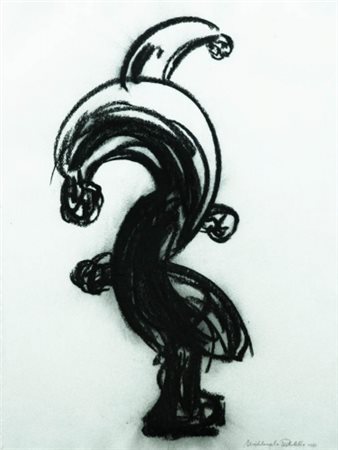 MICHELANGELO PISTOLETTO 1933 Senza titolo, 1984 Pastello su carta, cm. 76 x...