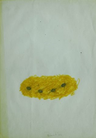 TURI SIMETI 1929 Senza titolo, 1962 Matita e pastello su carta, cm. 30 x 22...