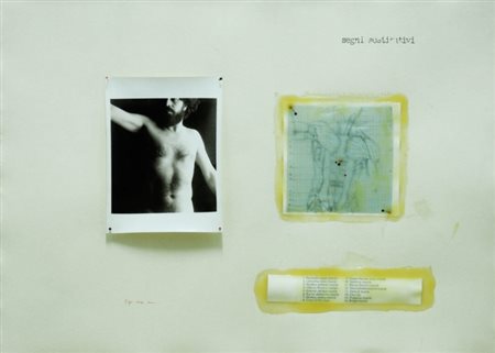 DUCIO BERTI 1943 " Segni sostitutivi ", 1975 Fotografia, ferro, resina...