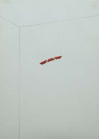 PINO PINELLI 1938 " Progetto per installazione ", anni 70 Collage e matite su...