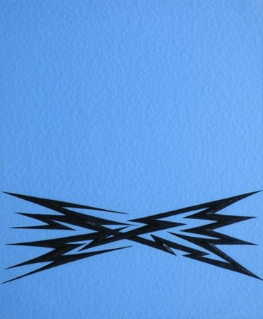 ANTONIO SECCI 1944 " Volume e spazio ", 1974 Tecnica mista e rilievo su...