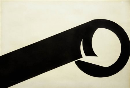 GIUSEPPE SPAGNULO 1936 Senza titolo, 1970 Collage su carta, cm. 70 x 100...