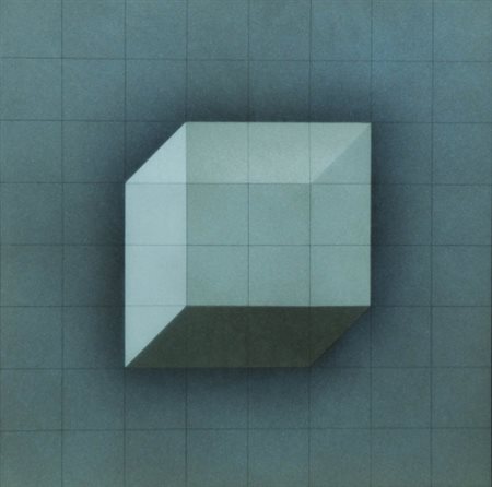 GUIDO ZANOLETTI 1933 Senza titolo, 1977 Nitroacrilico su tavola, cm. 40 x 40...