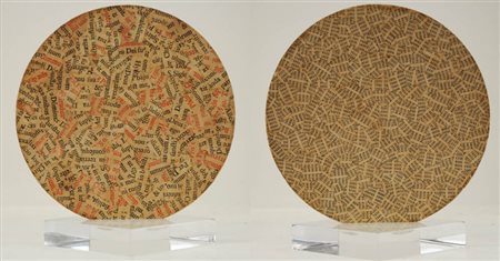 JIRI KOLAR 1914 - 2002 Senza titolo, 1969 Collage su cartone, cm. D. 18...