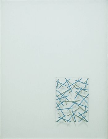 AGOSTINO FERRARI 1938 " Spazio e sogno ", 1971 Ferro applicato su tavola e...