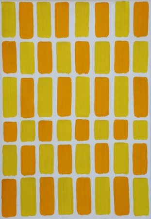 FRANCO BEMPORAD 1926 - 1989 " Struttua giallo ", 1982 Olio su tela, cm. 100 x...