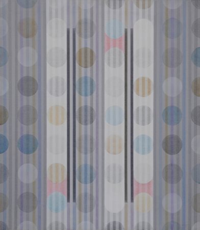 CARLO NANGERONI 1922 " Icona - Contesto II ", 1987 Acrilico su tela, cm. 80 x...