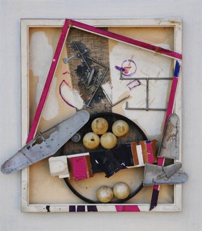 EDOARDO FRANCESCHINI 1928 - 2006 Senza titolo, 1966 Assemblaggio, legno,...