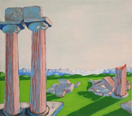 SALVO 1947 Senza titolo, 1981 Olio su tavola, cm. 30 x 33 Firmato e datato...