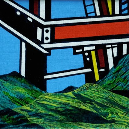 GIANGIACOMO SPADARI 1938 - 1997 " Naturale artificiale ", 1992 Olio su tela,...