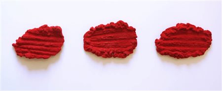 PINO PINELLI 1938 Senza titolo, 2000 Tecnica mista su 3 elementi, cm. 11 x 16...