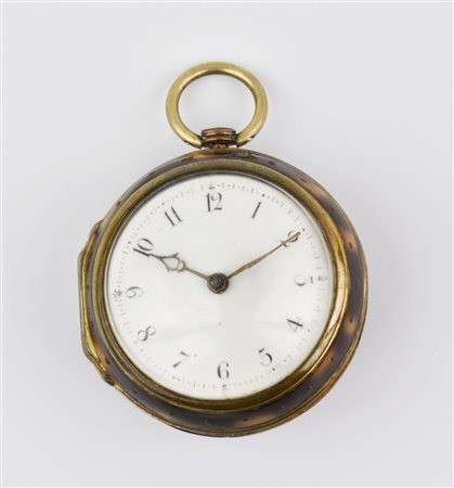 OROLOGIO DA TASCA, R. PRIME, LONDON, MOV. N. 1002, IN METALLO DORATO E ORO 18...