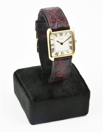 OROLOGIO DA POLSO, GOBBI, IN ORO GIALLO 18 K CASSA: in due corpi con fondello...