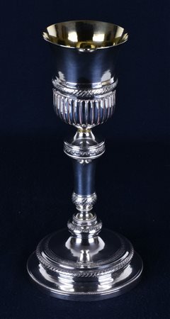 CALICE DA MESSA calice in argento bulinato e cesellato Napoli, fine XVIII...