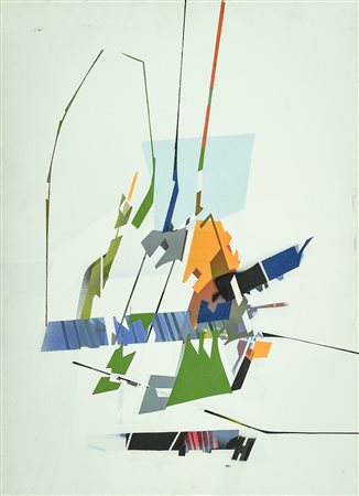 Edoardo Franceschini (Catania 1928 Varese 2006) Senza titolo 1980, Tecnica...