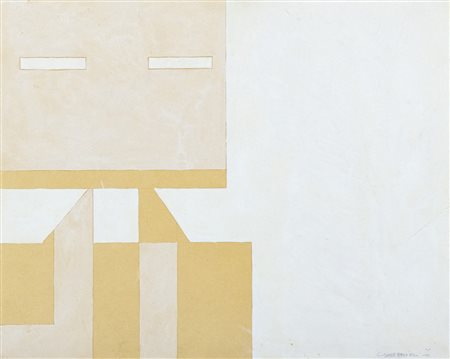 Oddino Guarnieri (Adria (RO) 1932 ) Senza titolo 1970, Tecnica mista su carta...