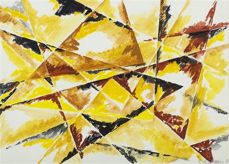 Eduardo Palumbo (Napoli 1932 ) Gioco per Mishima 1991, Tecnica mista su...