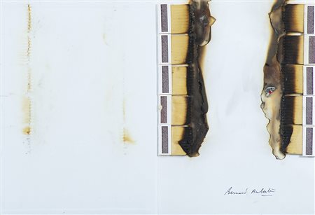 Bernard Aubertin (Fotenay aux Roses 1934 2015) Senza titolo , Fiammiferi...