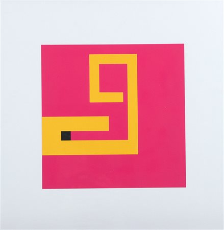 Bruno Munari (Milano 1907 1998) Negativo - positivo 1995, Acrilico e collage...