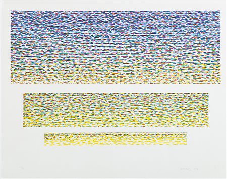 Piero Dorazio (Roma 1927 2005) Senza titolo 1976, Acquatinta di cm. 44,5x67,...