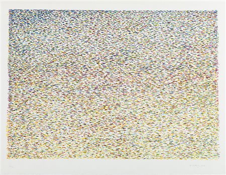 Piero Dorazio (Roma 1927 2005) Senza titolo 1976, Acquatinta di cm. 55x76, su...